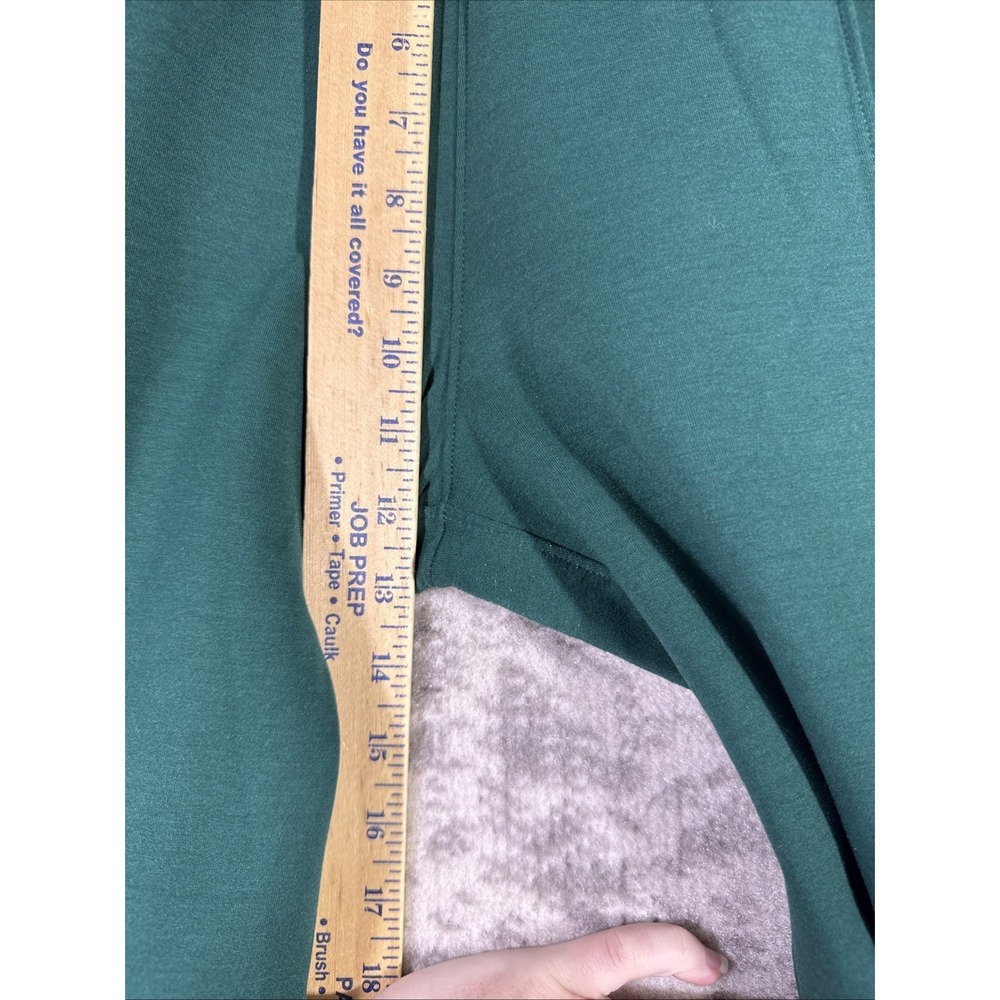 YPB Abercrombie Sweatpants Womens Size Small Green Wide Leg Baggy Y2k Streetwear - Picture 6 of 13